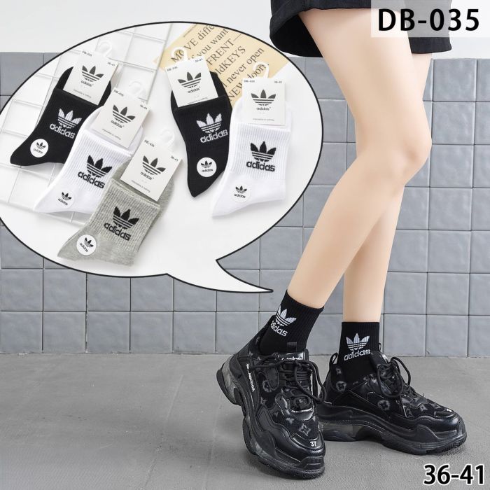 Шкарпетки "Sport /A" DB-035 стрейч /cotton універсальні, р. 36-41 -(асорті /середні з широкою гумкою в рубчик -універ.) -уп. 10 шт