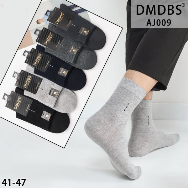 Шкарпетки "DMDBS" AJ:009 стрейч /cotton чоловічі, р. 41-47 -(асорті /однотонні -класика) -уп. 10 шт