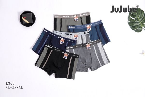 Боксери "Jujube" К-306 cotton /spandex, р. XL, 2XL, 3XL, 4XL- ростовка 8 шт