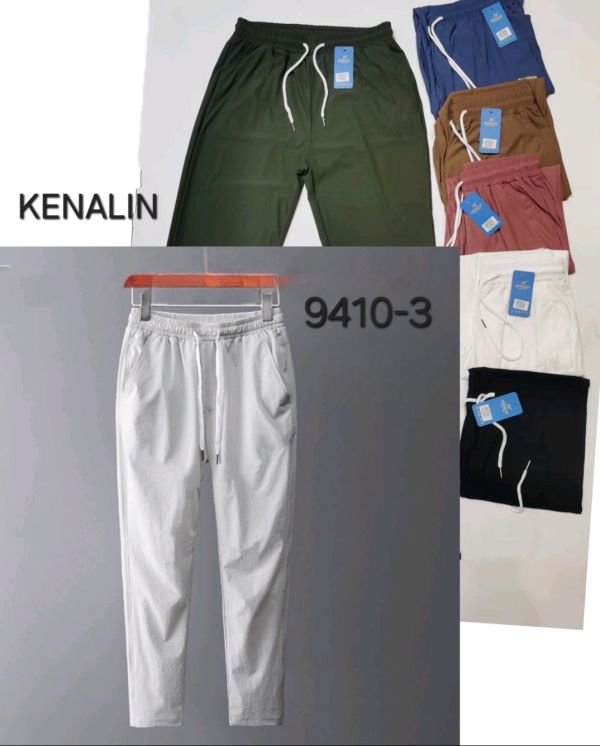 Прогулянкові штани "Kenalin" А9410-3 з легкої шовковистої тканини, верх на резинці, з боків кишені, р. 2XL/3XL-(44-46), 3XL/4XL-(46-48), 4XL/5XL-(48-50), 5XL/6XL-(50-52) -уп 1 шт
