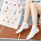 Шкарпетки "Sport /А" BХ-006-Ж стрейч /cotton жіночі, р. 36-41 -(білі /короткі з емблемою збоку та написом на підошві +посередині резинка фіксатор -жін.) -уп. 10 шт
