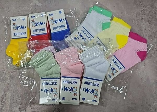 Шкарпетки дитячі Житомир "ХОМА-Master" SD30-31 сіточка на розмір за довжиною стопи: р. 10-12 см -(сітка)