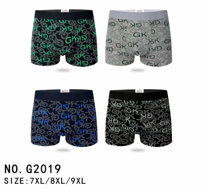 Боксери "GALVIN KLAIN" g2019 бавовна (батал) р. 7xl, 8xl, 9xl- уп. 12 шт-мікс