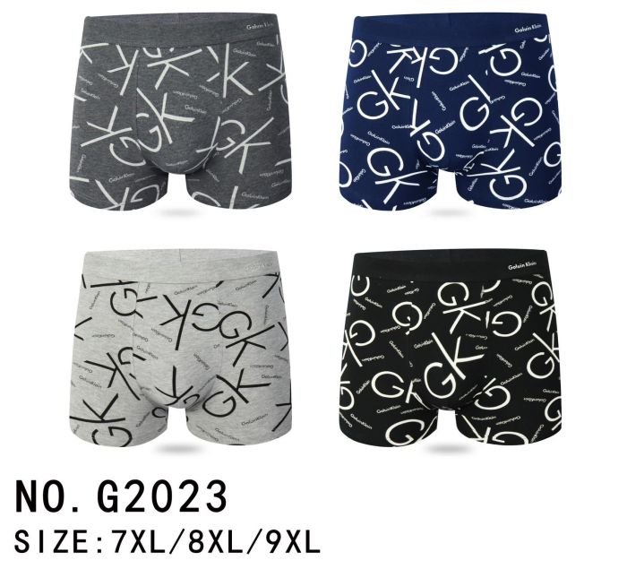 Боксери "GALVIN KLAIN" g2023 бавовна (батал) р. 7xl, 8xl, 9xl- уп. 12 шт-мікс