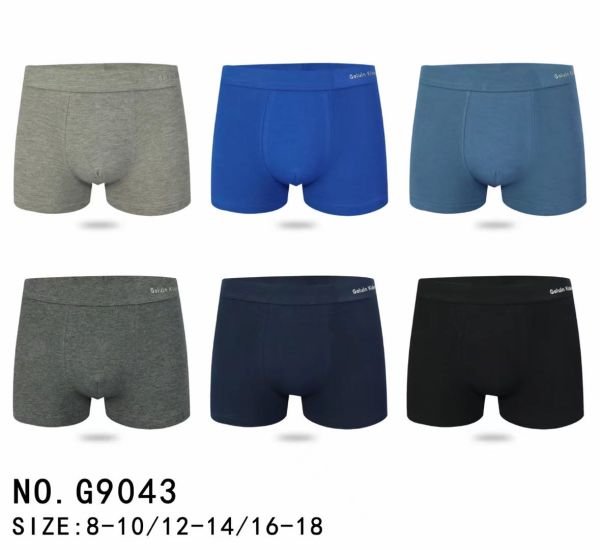 Боксери підліткові "GALVIEN KLEAIN" 9043 cotton, р. 8-10, 12-14, 16-18 -асорті -уп. 12 шт