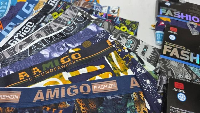 Боксери "FASHION /Amigo" AS-1510 cotton+elastnanne, р. XL, 2xl, 3xl, 4xl -випадковій мікс кольорових малюнків -ростовка 8 шт