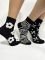 Шкарпетки Житомир "Limerence" 403-75 стрейч жіночі, р. 36-40 -асорті -(середні /чорні +мікс білих візерунків -зебра та квіти -стрейч) -уп. 12 шт