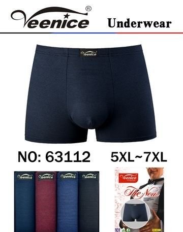 Боксери "VEENICE" 63112 батал cotton+bamboo р. 5Хl, 6XL, 7XL -ростовка 6 шт