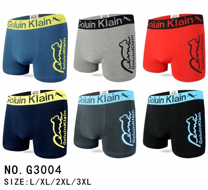 Боксери "GALVIN KLAIN" g3004 бавовна (норма), р. L, XL, 2XL, 3XL - уп. 12 шт-мікс