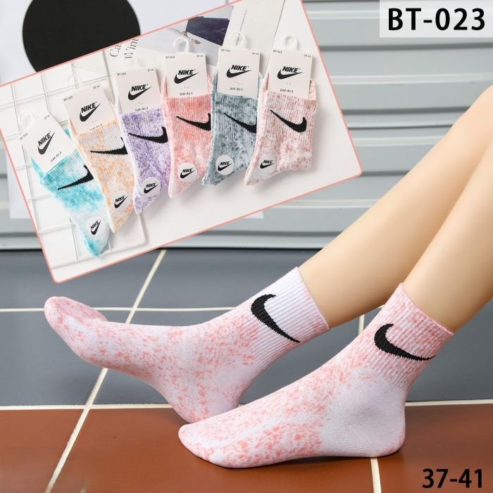 Шкарпетки "Sport /N" ВТ-023 стрейч /cotton ароматизовані жіночі, р. 37-41 -(Кольорові з широкою гумкою в рубчик в стилі t-d ... з ефектом розлитої фарби....-жін.) -уп. 10 шт