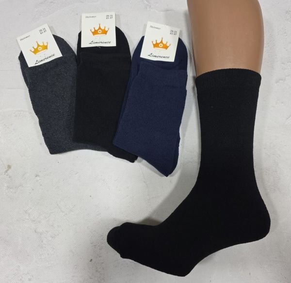 Шкарпетки Житомир "Limerence" 4000-02 махрові чоловічі, р. 25-27, 27-29, 29-31 -(Махра -асорті -класика) -уп. 12 шт