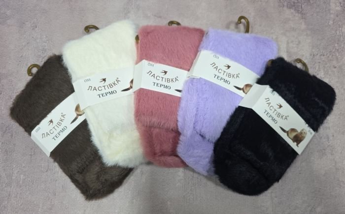Шкарпетки "Ластівка" С-553-2 норка жіночі, р. 37-41 -асорті -(Високі /однотонні) -уп. 5 шт