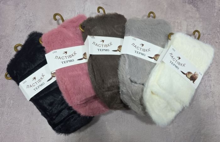 Шкарпетки "Ластівка" С-553-3 норка жіночі, р. 37-41 -асорті -(Високі /однотонні) -уп. 5 шт