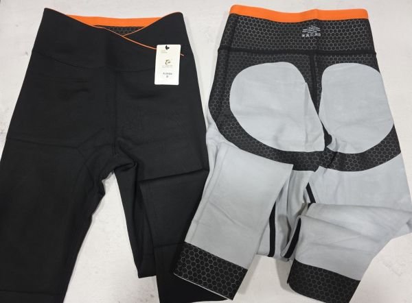 Лосини "Aolong" АL-3040 на плюшевому флісі з коригуючою мембраною та тейпами +з широким поясом утяжкою +з підтяжкою живота та сідниць з пуш-ап ефектом (Push-up), р. M-(42-46), L-(44-48), XL-(46-50), 2XL-(48-52) -(чорні)