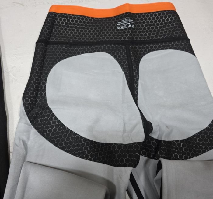 Лосини "Aolong" АL-3040 гладкі на плюшевому флісі з коригуючою мембраною та тейпами +з широким поясом утяжкою +з підтяжкою живота та сідниць з пуш-ап ефектом (Push-up), р. L-(44-48), XL-(46-50), 2XL-(48-52) -(чорні)