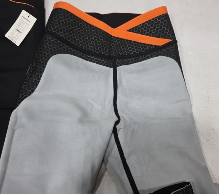 Лосини "Aolong" АL-3040 гладкі на плюшевому флісі з коригуючою мембраною та тейпами +з широким поясом утяжкою +з підтяжкою живота та сідниць з пуш-ап ефектом (Push-up), р. L-(44-48), XL-(46-50), 2XL-(48-52) -(чорні)