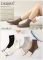 Шкарпетки "DMDBS /FASHION" BR-257 стрейч /cotton жіночі, р. 36-41 -асорті -(середні +на широкій гумці в рубчик збоку напис min min) - уп. 10 шт
