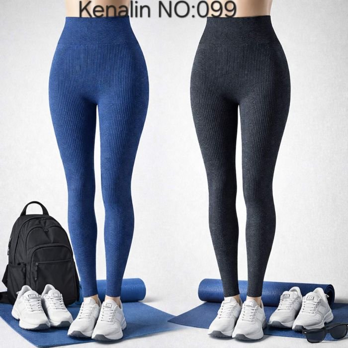 Лосини "Kenalin" NO:099 безшовні еластичні в рубчик, р. 4ХL/8XL-(46-50)