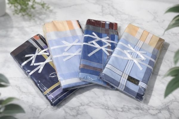 Носова хустка чоловіча 930 cotton р. 40*40 -уп. 12 шт -(випадкове асорті в упаковці -без вибору забарвлення!)