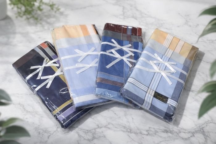 Носова хустка чоловіча 930 cotton р. 40*40 -уп. 12 шт -(випадкове асорті в упаковці -без вибору забарвлення!)