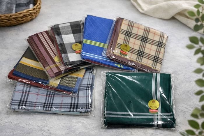 Носова хустка чоловіча 2044 cotton р. 38*38 -уп. 12 шт -(випадкове асорті в упаковці -без вибору забарвлення!)