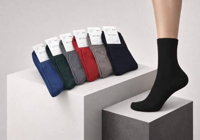 Шкарпетки Житомир "Master" 195-4 бавовна-стрейч жіночі ("еліт/фою" -середні -темні) р. 23-25 -випадкове асорті -уп. 12 шт