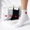 Шкарпетки Житомир "Master" 199-10 бавовна-стрейч жіночі, р. 23-25 -асорті -(Укорочені +на гумці в рубчик червоне серце -сірі /білі /чорні) -уп. 12 шт
