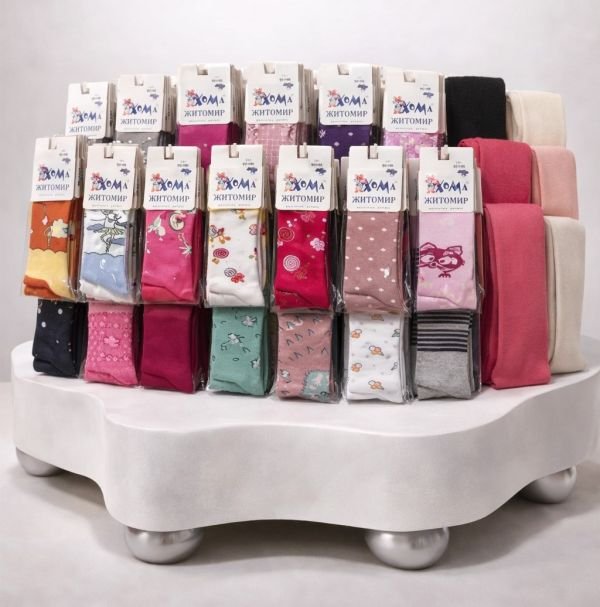 Колготки дитячі "Хома /Демі" Т-273-6 демісезонні, р. 20-(128-134) -(дівчинка -демі/колготки)