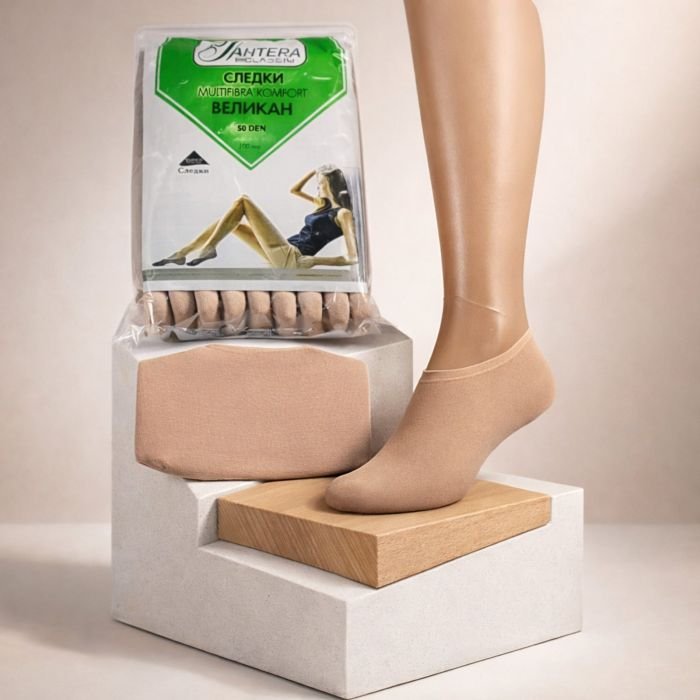 Сліди капронові "Пантера MULTIFIBRA KOMFORT" 348 батали 50 ден -(тілесні) -уп -10 пар