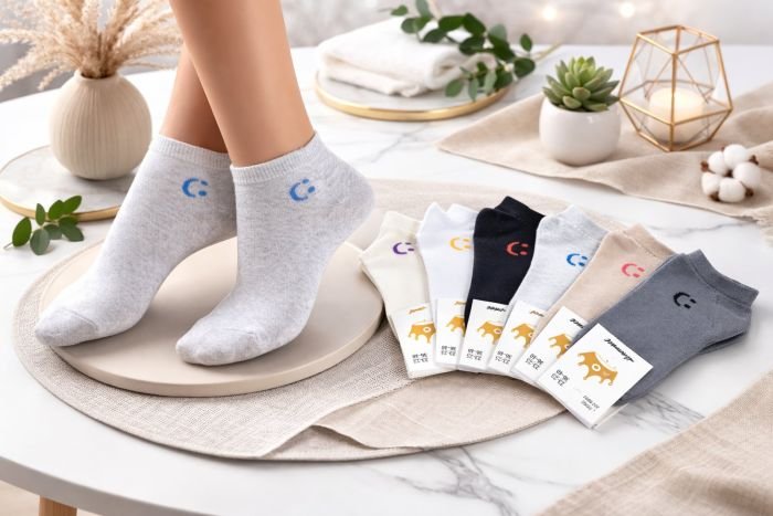 Шкарпетки Житомир "Limerence" 400-64 стрейч жіночі (короткі) р. 36-40 -асорті -(Однотонні +збоку маленький смайлик -короткі -стрейч)