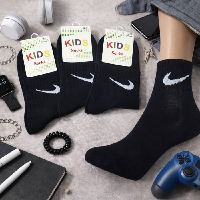 Шкарпетки "Kids sport" N-914-Ч стрейч-cotton дитячі, р. 8-11 років -(Чорні /укорочені -дитячі) -уп. 10 шт