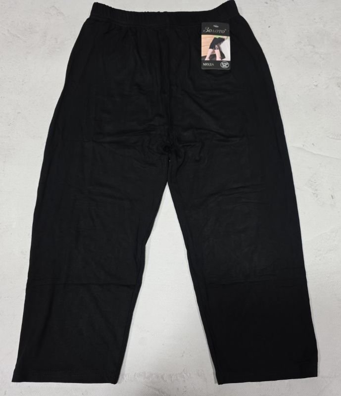 Бриджі "Золото" А-744 бавовняні, р. 6XL-(50-54), 7XL-(52-56),  8XL-(54-58) -(чорні)