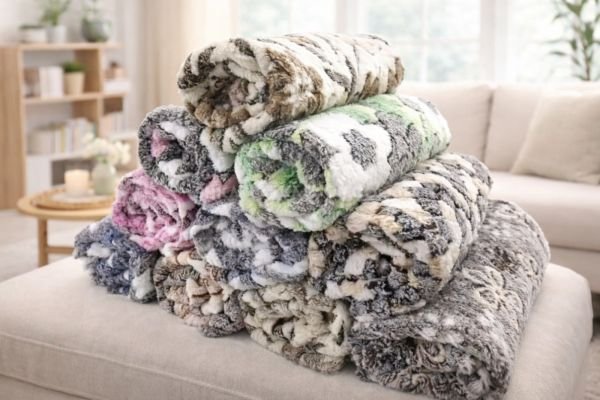 Плед /простирадло /покривало "ПОПІЛ" 1515 -1.5 м -травка з видавленним візерунком, р. 150*200 -(Без  вибору забарвлення!!!)