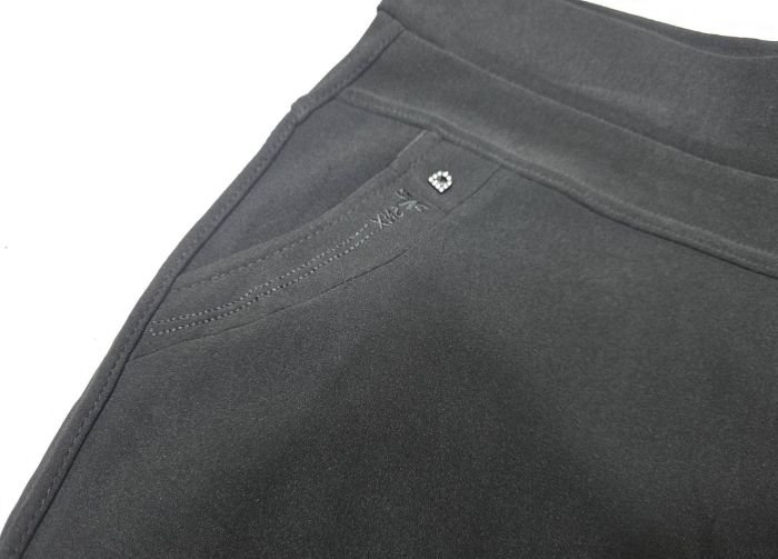 Лосини брючні "QIXIUYA" К-4203 спереду та ззаду кишені, р. 6XL-(48-50), 7XL-(50-52), 8XL-(52-54), 9XL-(54-56) -(Чорні)