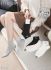 Шкарпетки "DMDBS" BR-281 стрейч /cotton жіночі, р. 36-41 -асорті -(Укорочені /однотонні в дрібний рубчик +збоку на гумці вишита маленька собачка такса) - уп. 10 шт