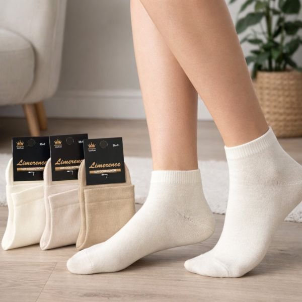Шкарпетки Житомир "Limerence LUX" 682-06 cotton-стрейч жіночі (узбецька бавовна /середні), р. 36-40 -асорті -(Бежевий мікс -"середні -LUX-бавовна) -уп. 12 шт