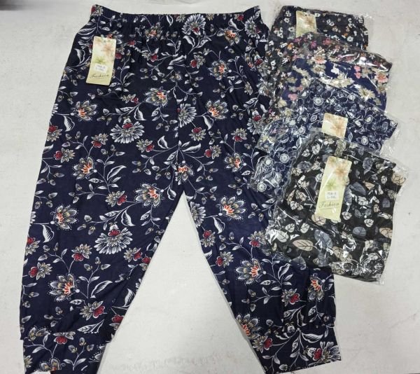 Бриджі-султанки "Fashion /Алія" 708-3 "холодок" з легкої шовковистої тканини +з боків кишені, низ на манжеті, р. L-5XL-(46-50) -(без вибору забарвлення!!!)