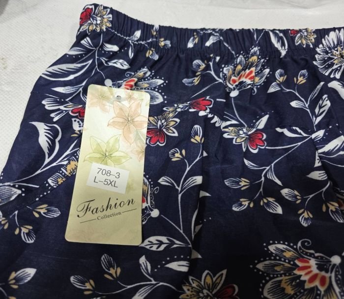 Бриджі-султанки "Fashion /Алія" 708-3 "холодок" з легкої шовковистої тканини +з боків кишені, низ на манжеті, р. L-5XL-(46-50) -(без вибору забарвлення!!!)