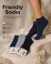 Шкарпетки Україна "Friendli Socks" 020-13 стрейч жіночі р. 23-25 -(Короткі / асорті +з гумкою фіксатором посередині -жін.) -уп. 12 шт