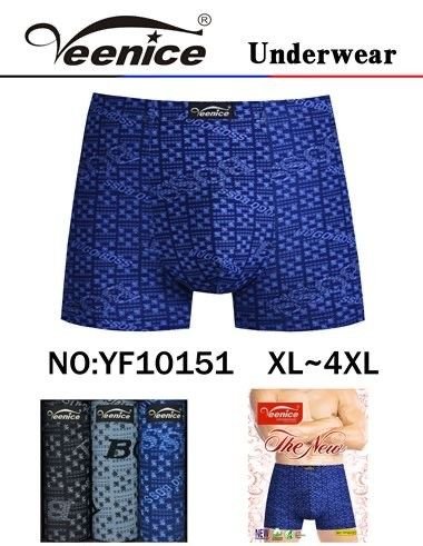 Боксери "VEENICE" 10151 cotton+bamboo р. Хl, 2xl, 3xl, 4xl -ростовка 8 шт.