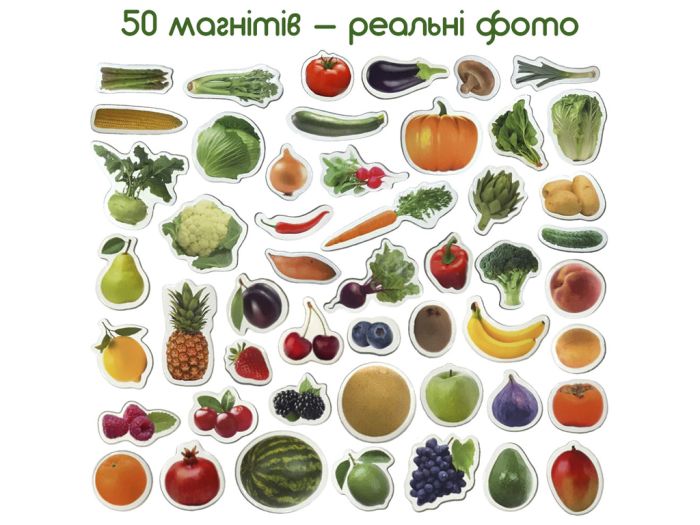 Магнітна гра "FRUITS AND VEGETABLES. MAGDUM" (ML4031-15 EN)